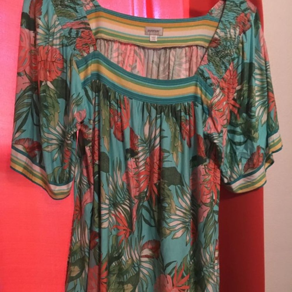 Women's blouse Hawaiian print 14